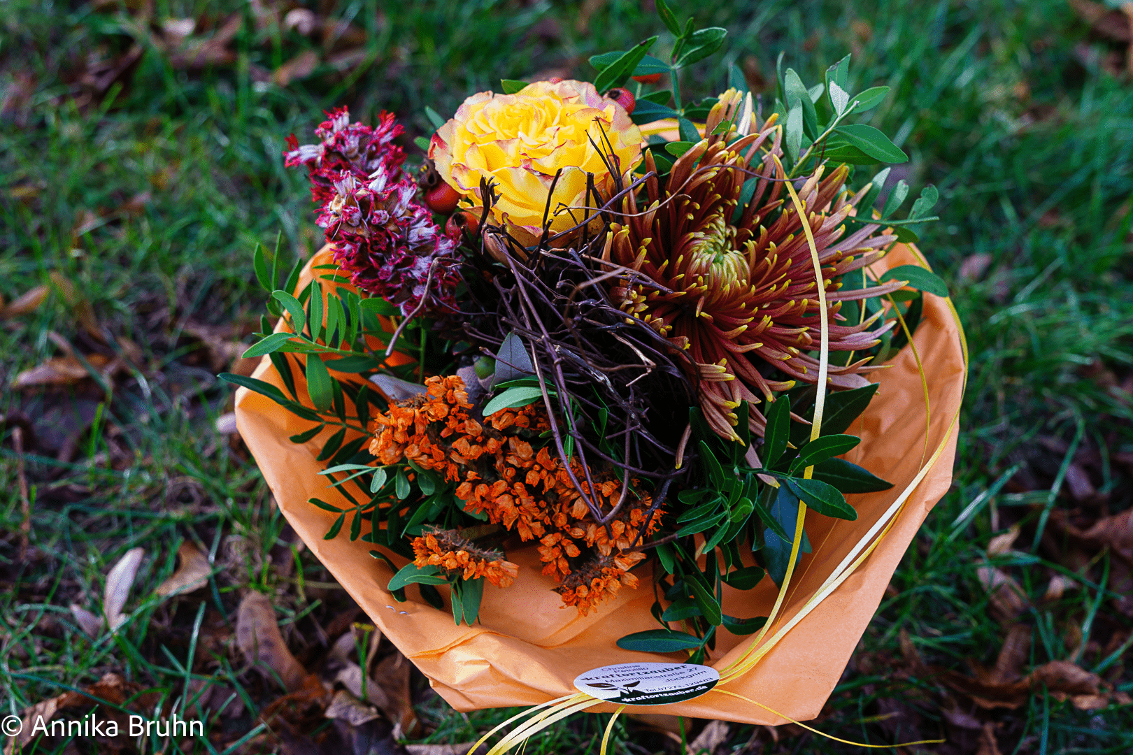 Abschiedsblumenstrauß